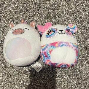 Cute Unicorn and Panda Plush Set